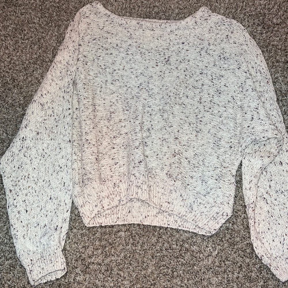 Me to We cropped sweater